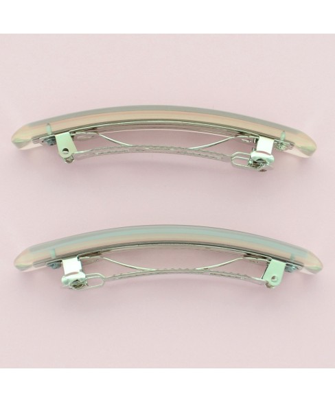 Stripe Long & Skinny Barrette  2-Pack