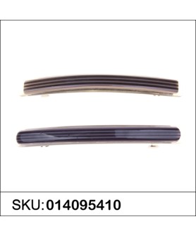 Stripe Long & Skinny Barrette  2-Pack
