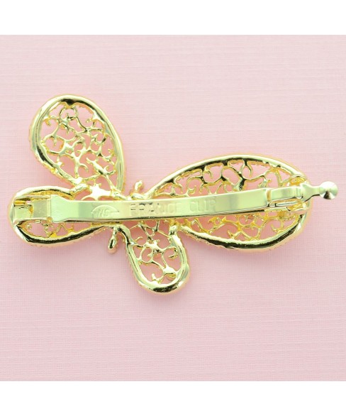 Austria Crystal Butterfly Barrette (Clip France)