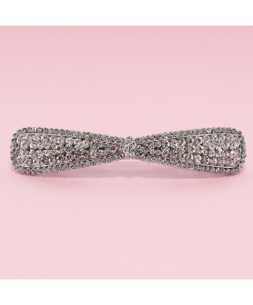 Australian Crystal Long Bow Barrette