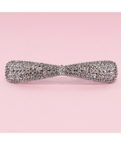 Australian Crystal Long Bow Barrette