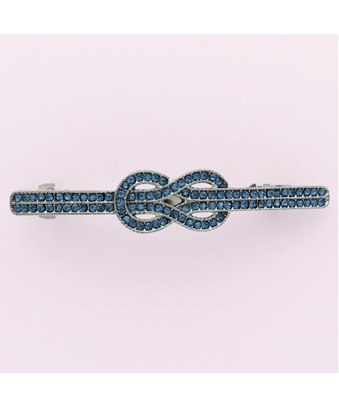 Rhinestone Twist Barrette/Hair Clip (Clip France)