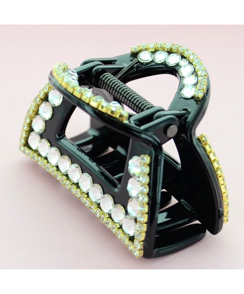 Swarovski Crystal Cutout Hair Jaw