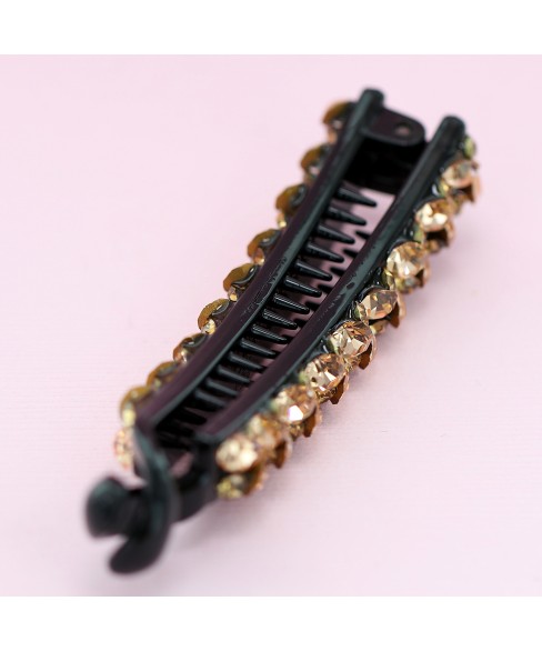 Lavish Australian Rhinestone Banana Clip (Small)