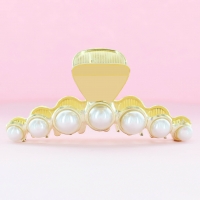 Large Big Strong Sturdy Metal Pearl Hair Claw Clip