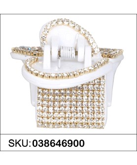 Heart shape Crystal Hair Jaw