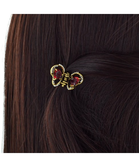 Mini Crystal Butterfly Hair Jaw