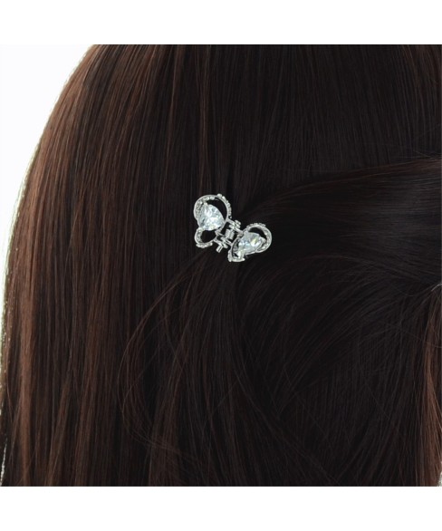 Mini Crystal Butterfly Hair Jaw