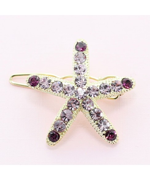 Swarovski Crystal Star Mini Barrette