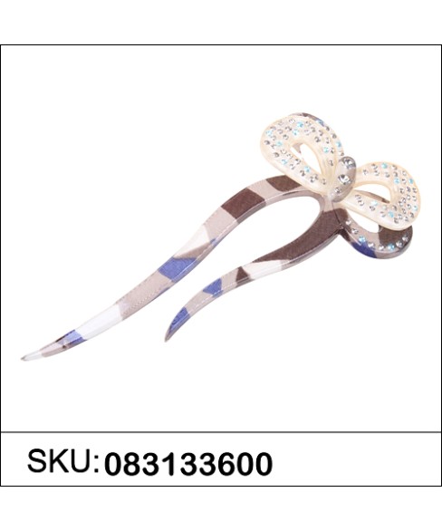 Crystal Bow Hair Comb