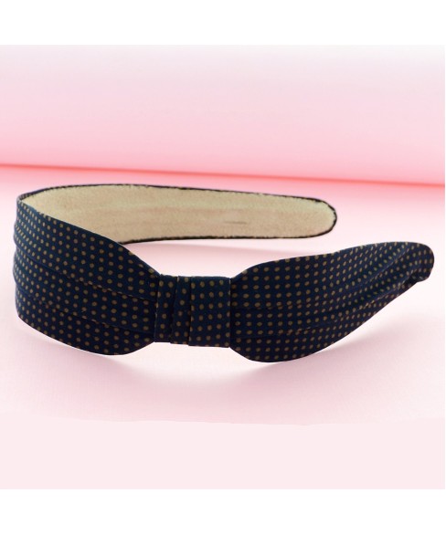 Polka Dot Bow Headband