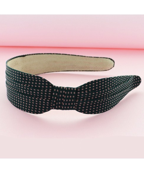 Polka Dot Bow Headband