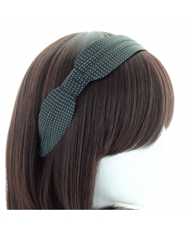 Polka Dot Bow Headband