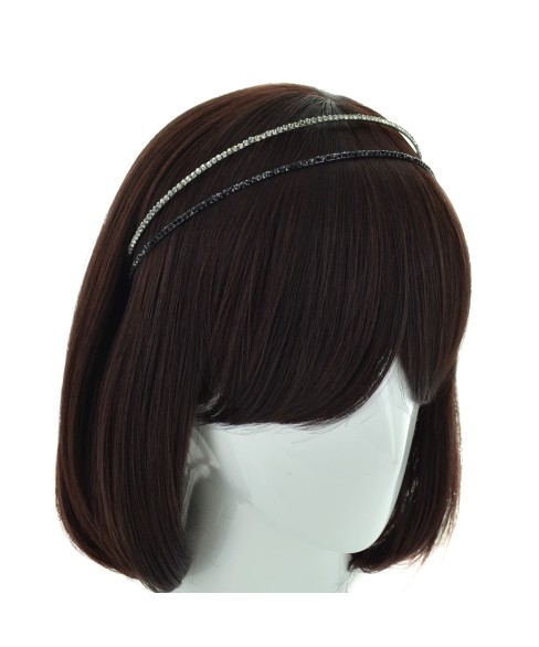 Skinny Crystal Double-strand Headband