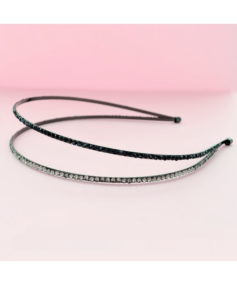 Skinny Crystal Double-strand Headband