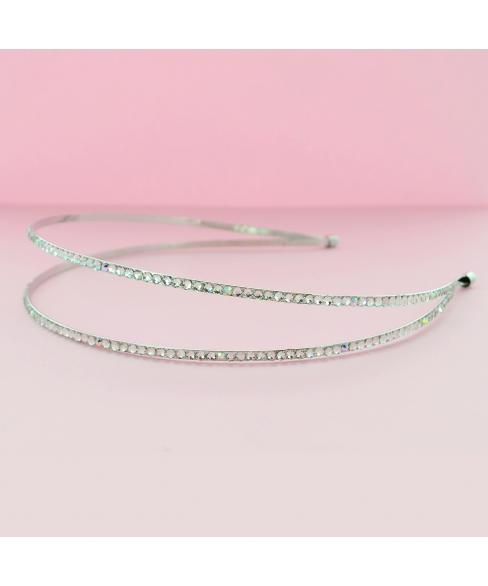 Skinny Crystal Double-strand Headband