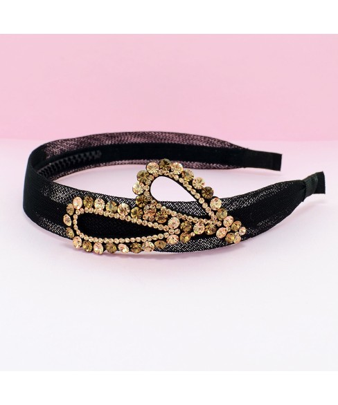 Australian Crystal Non-slip Soft Teeth Headband