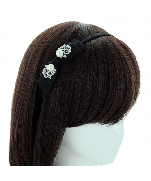 Crystal Deco Bow Headband