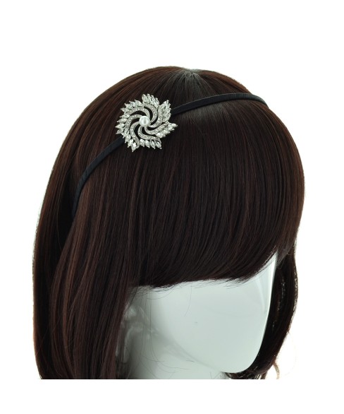 Swirl Crystal Headband