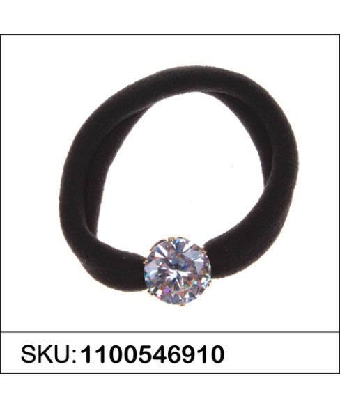 Sparkling Crystal Studed Ponytail Holder