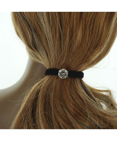 Sparkling Crystal Studed Ponytail Holder