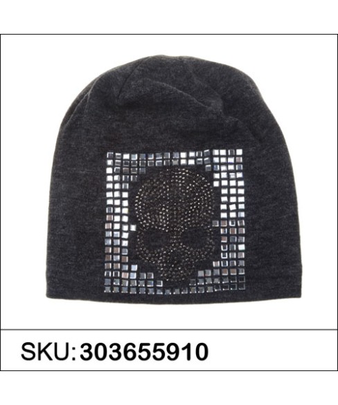 Unsex Studded & Skull Baseball Cap