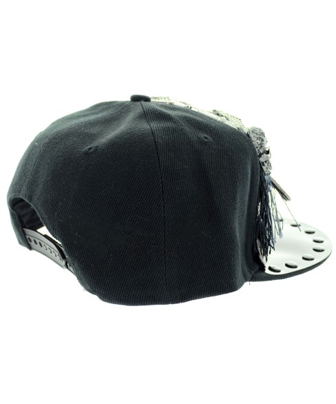 Unsex Playful Studded & Skull Baseball Cap