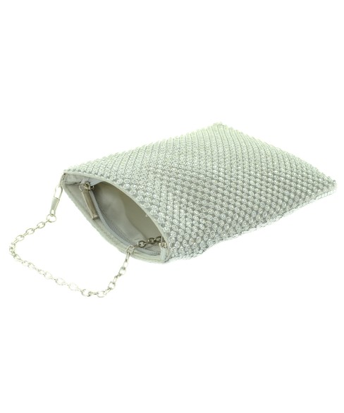 Dazzling Crystals Mesh Purse