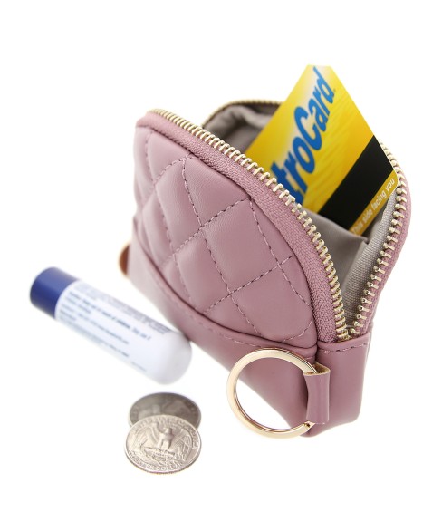 Women's Coin Purse with Key Ring