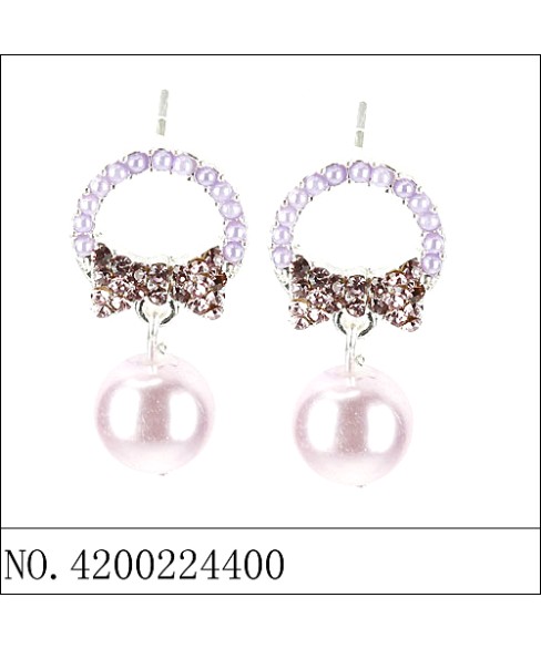 Earrings Purple