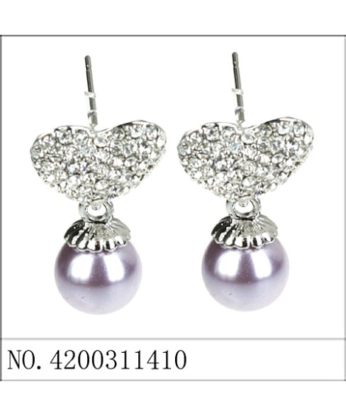 Earrings Purple