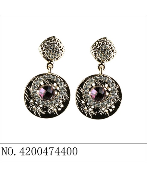 Earrings Purple