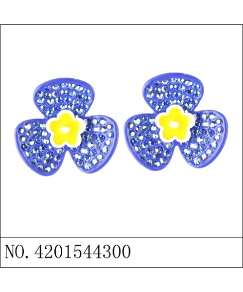 Earrings Blue