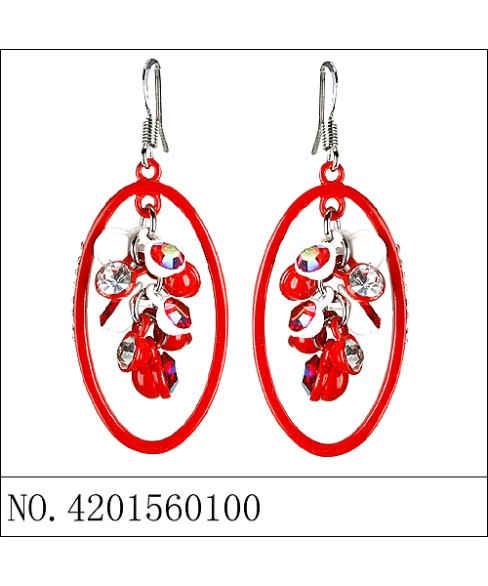 Earrings Red