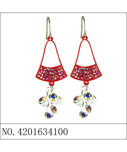 Earrings Red