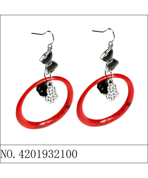 Earrings Red