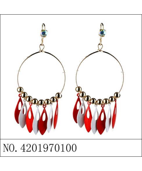 Earrings Red