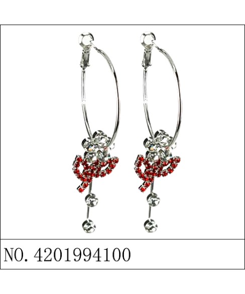 Earrings Red