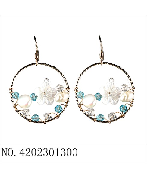 Earrings Blue