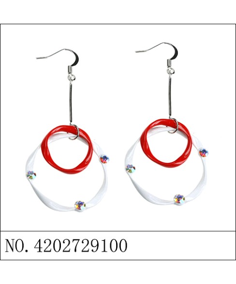 Earrings Red