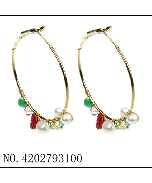 Earrings Green