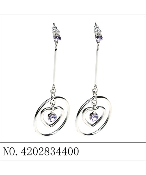 Earrings Purple