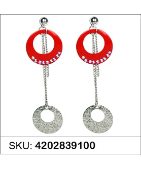 Earrings Red