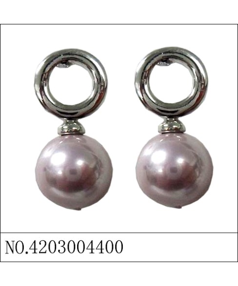 Earrings Purple