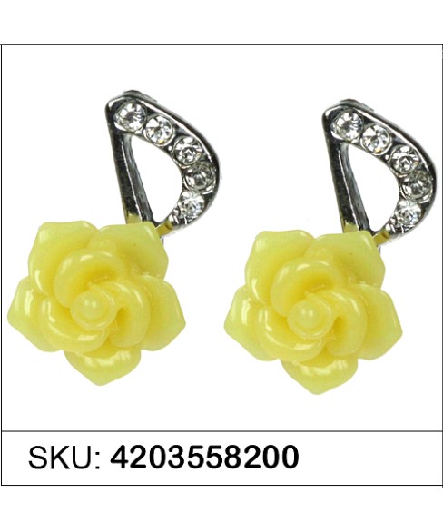 Earrings Yellow