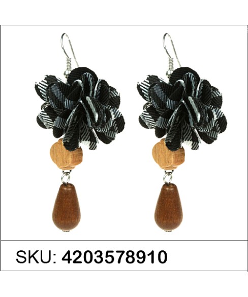 Earrings Brown