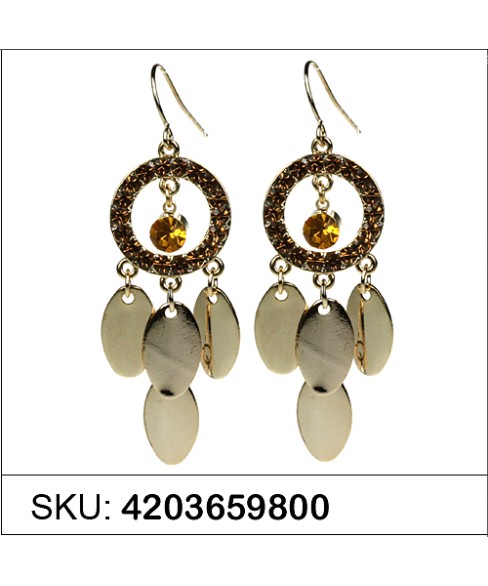 Earrings Brown