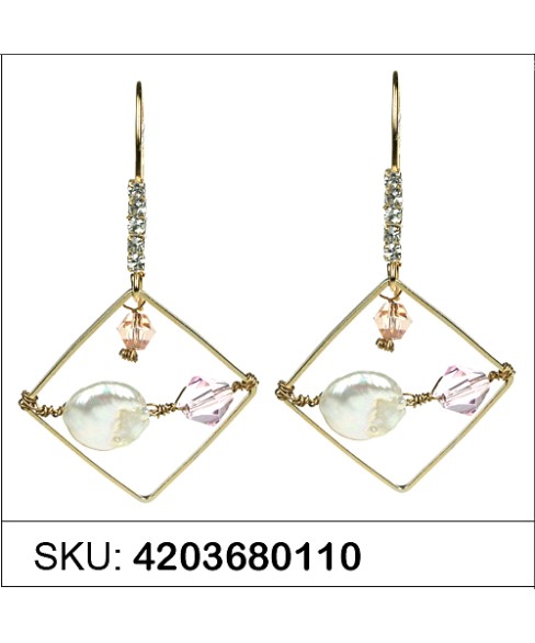 Earrings Red