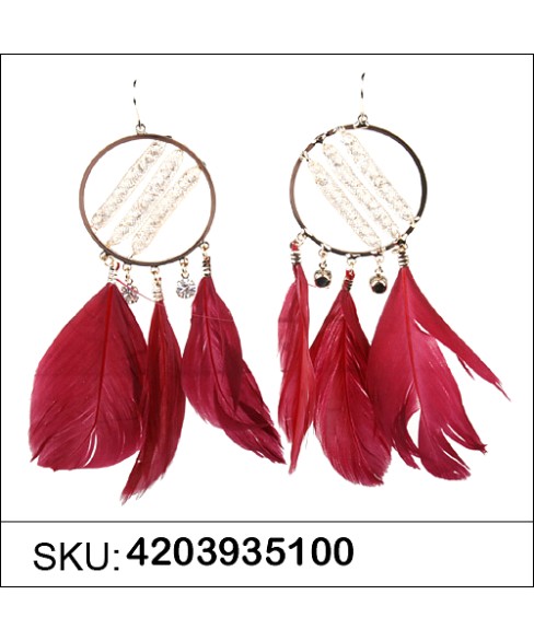 Earrings Brown