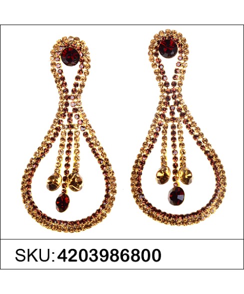 Earrings Brown